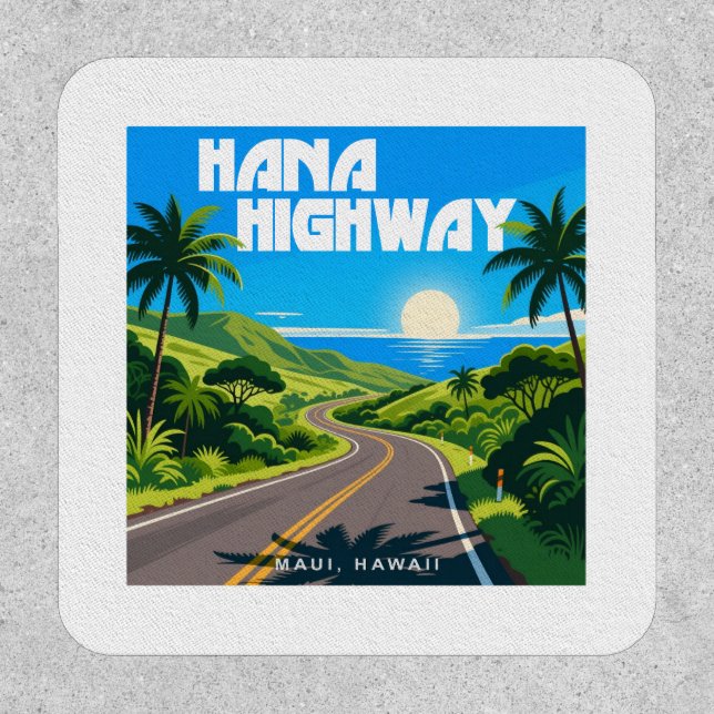 Hana Highway Maui Hawaii Landscape Patch (Front)
