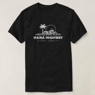Hana Highway Maui Hawaii Motorcycle T-Shirt