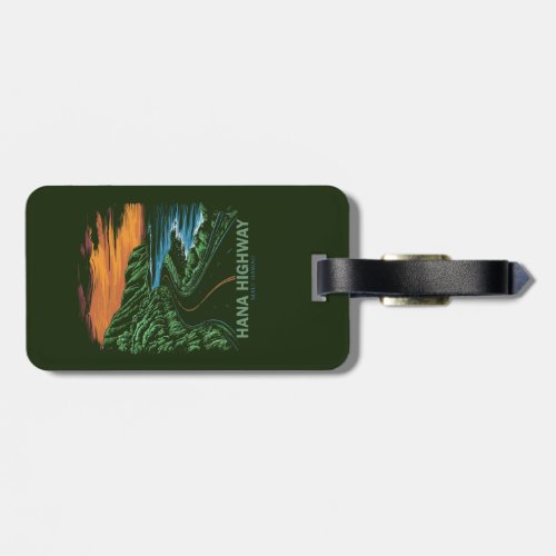 Hana Highway Maui Hawaii Vista Luggage Tag