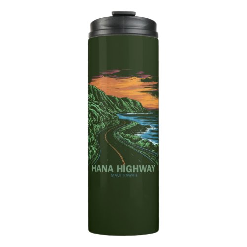 Hana Highway Maui Hawaii Vista Thermal Tumbler