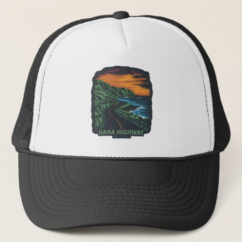 Hana Highway Maui Hawaii Vista Trucker Hat