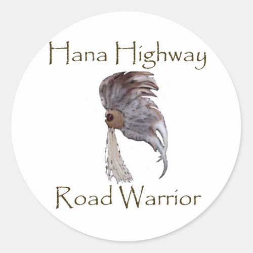 Hana Highway Road Warrior Sticker Sheets