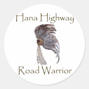Hana Highway Road Warrior Sticker Sheets