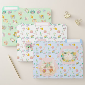 Hanabune (flower cat/gate de flow) file folder