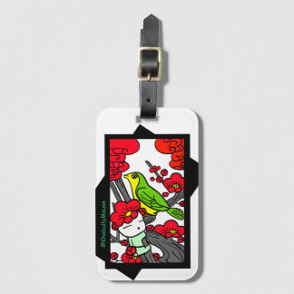 Hanafuda Japanese Playing Cards Khabully Mouse Luggage Tag