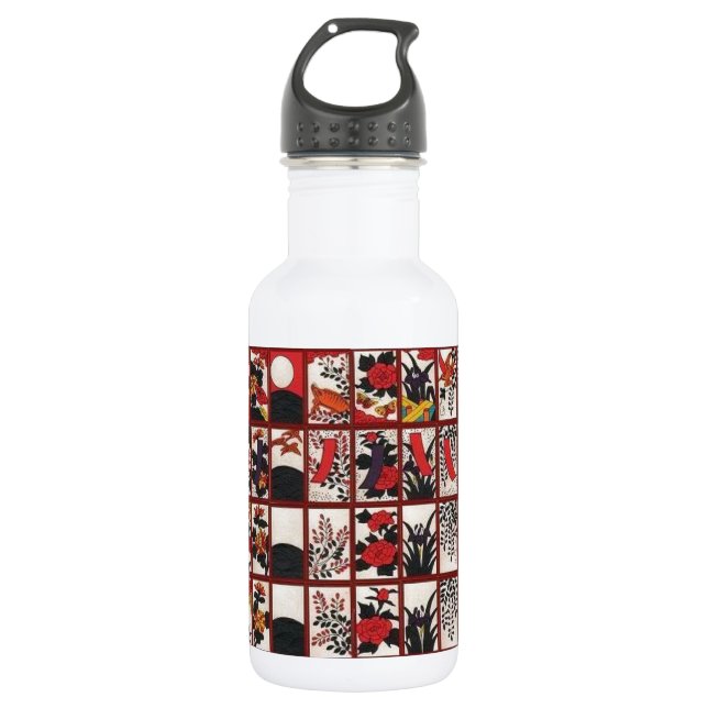 Hanafuda Love Water Bottle (Front)