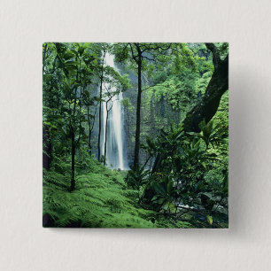 Hanakapiai Falls along the Na Pali Coast, Kauai, Button
