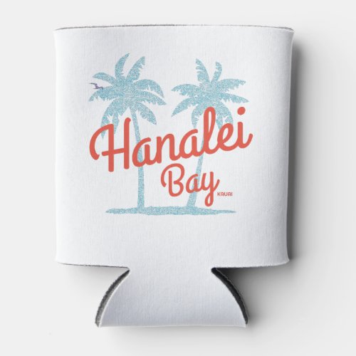 Hanalei Bay Island of Kauai Hawaii Souvenir Can Cooler