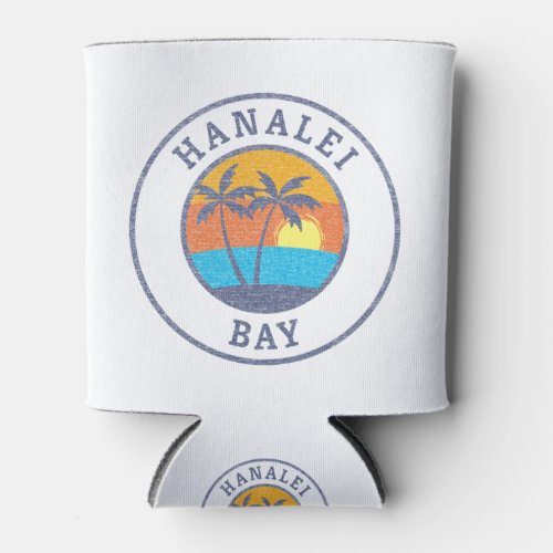Hanalei Bay Kauai Faded Classic Style Can Cooler