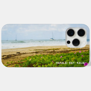 Hanalei Bay, Kauai Hawaii Beach & Boats  iPhone 15 Pro Max Case