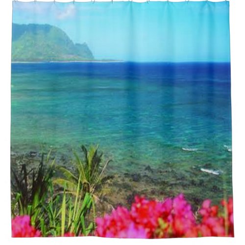 Hanalei Bay Kauai Hawaii Shower Curtain