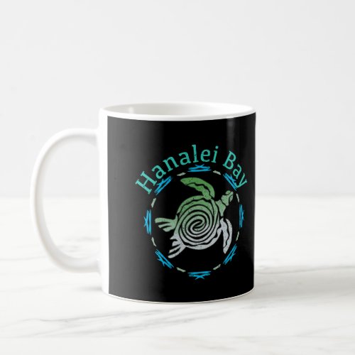 Hanalei Bay T_Shirt Vintage Tribal Turtle Gift Coffee Mug