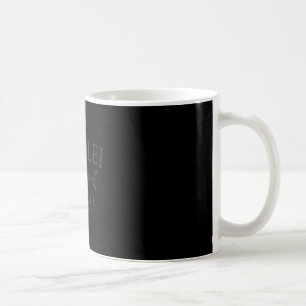 Hanalei hawaii shark retro slate art fishing  coffee mug