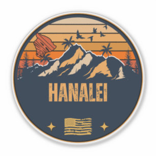 Hanalei, Hawaii Sticker