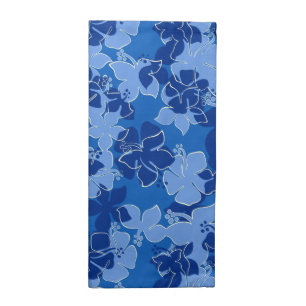 Hanalei Hawaiian Hibiscus Camo Floral Cloth Napkin