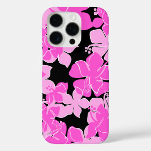 Hanalei Hawaiian Hibiscus Floral Pink iPhone 16 Pro Case