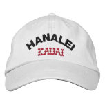 Hanalei Kauai Hawaii Embroidered Baseball Hat at Zazzle