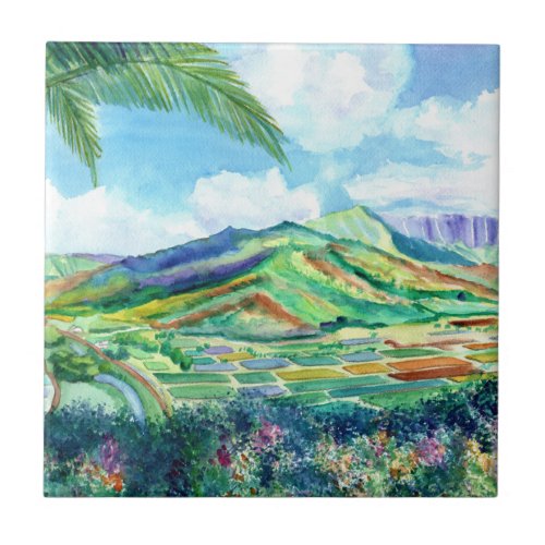 Hanalei Valley Ceramic Tile