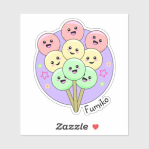 Hanami Dango Sweet Japanese Kawaii Food Sticker