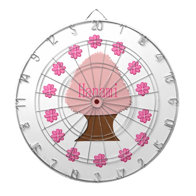 Hanami Japanese Cherry Tree Dart Board (Front)