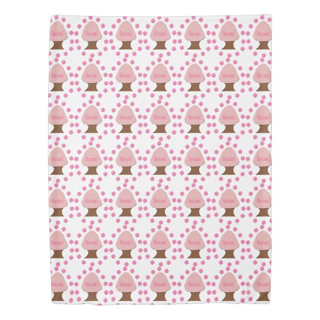 Hanami Japanese Cherry Tree Duvet Cover (Front)