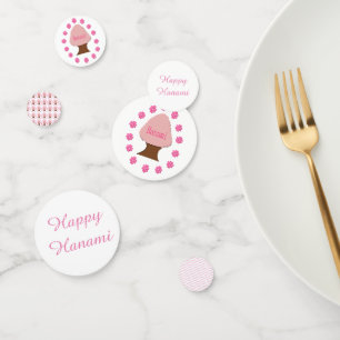 Hanami Japanese Cherry Tree Personalized Confetti
