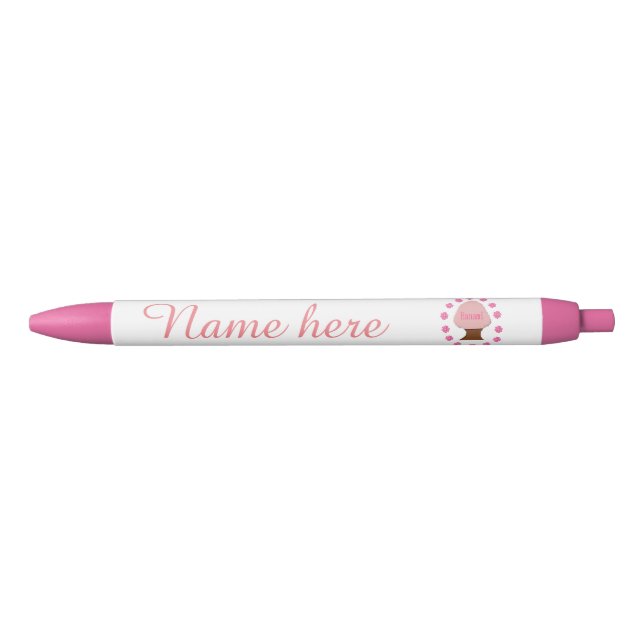 Hanami Japanese Cherry Tree Personlized Pen (Front)
