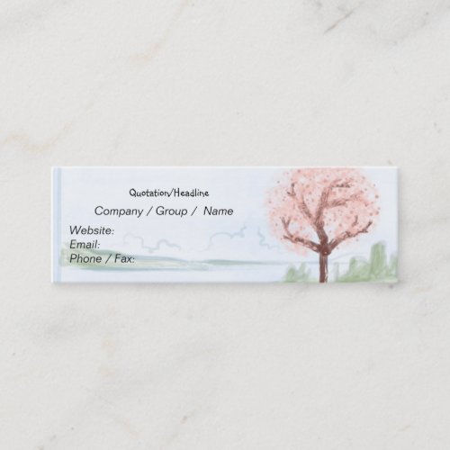 Hanami Skinny Business Card