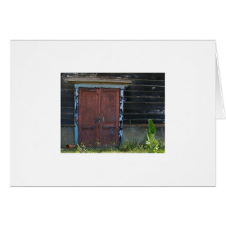 Hanapepe Hawaii Kauai Rustic Wood Door Cards