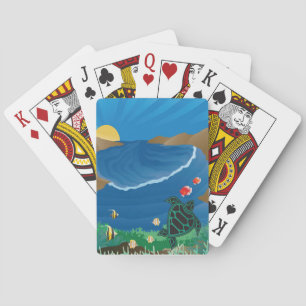 Hanauma Bay Hawaii Poker Cards