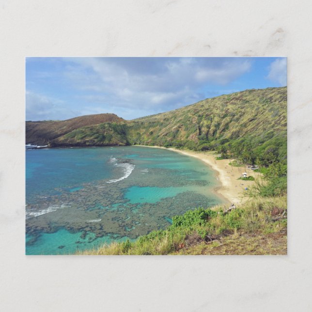 Hanauma Bay Hawaii Postcard (Front)