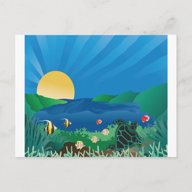 Hanauma Bay Hawaii Postcard (Front)