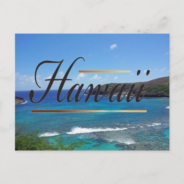 Hanauma Bay Hawaii Postcard (Front)