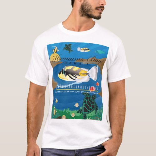 Hanauma Bay Hawaii State Fish T_Shirt