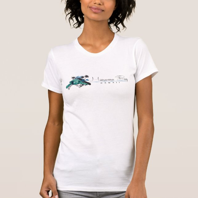 Hanauma Bay - Hawaii Turtle T-Shirt (Front)