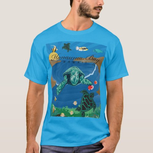 Hanauma Bay Hawaii Turtle T_Shirt