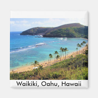 Hanauma Bay, Honolulu, Oahu, Hawaii View Magnet