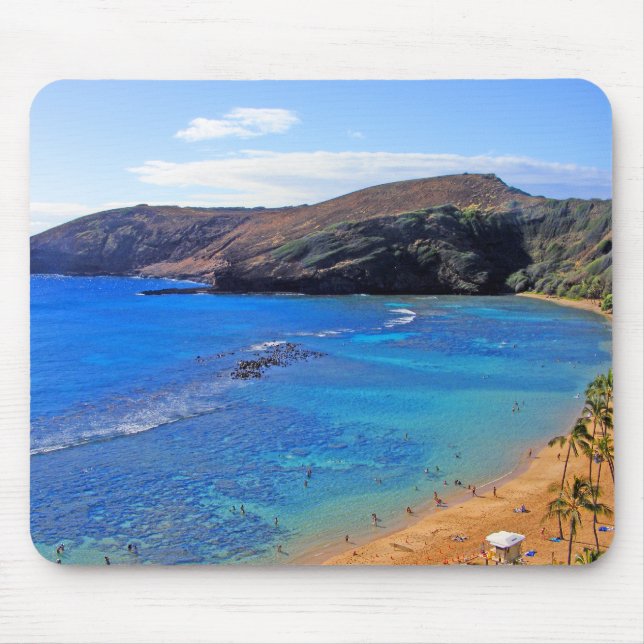 Hanauma Bay, Honolulu, Oahu, Hawaii View Mouse Pad (Front)