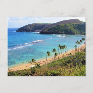 Hanauma Bay, Honolulu, Oahu, Hawaii View Postcard