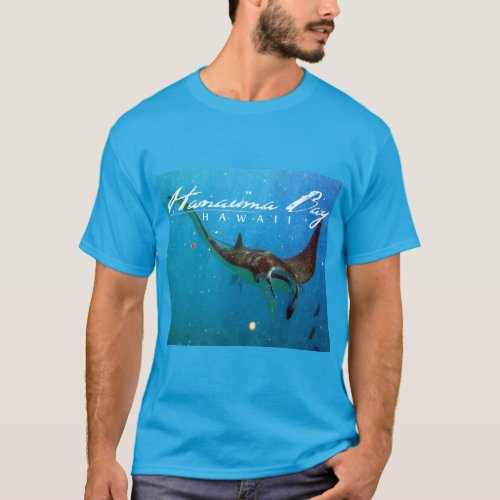 Hanauma Bay Oahu Manta Ray T_Shirt