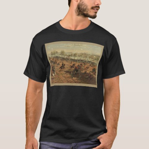 Hancock at Gettysburg by Thure de Thulstrup T_Shirt