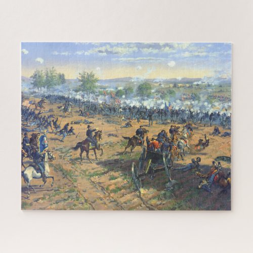 Hancock at Gettysburg Picketts Charge Jigsaw Puzzle