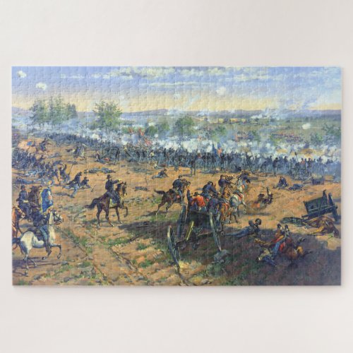 Hancock at Gettysburg Picketts Charge Jigsaw Puzzle