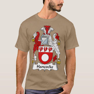Hancocke Coat of Arms Family Crest  T-Shirt