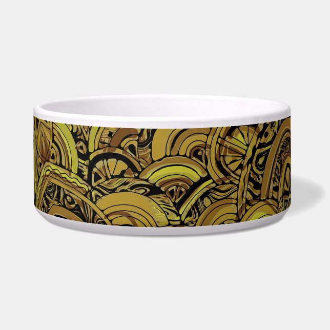 Hand And Digitally Painted Pattern Art 15 Bowl (Front)