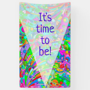 Hand And Digitally Painted Pattern Art 18 Banner