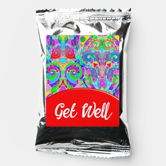 Hand And Digitally Painted Pattern Art 22 Coffee Drink Mix (Front)