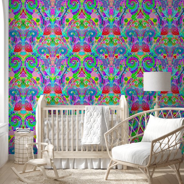 Hand And Digitally Painted Pattern Art 22 Wallpaper (Kids)
