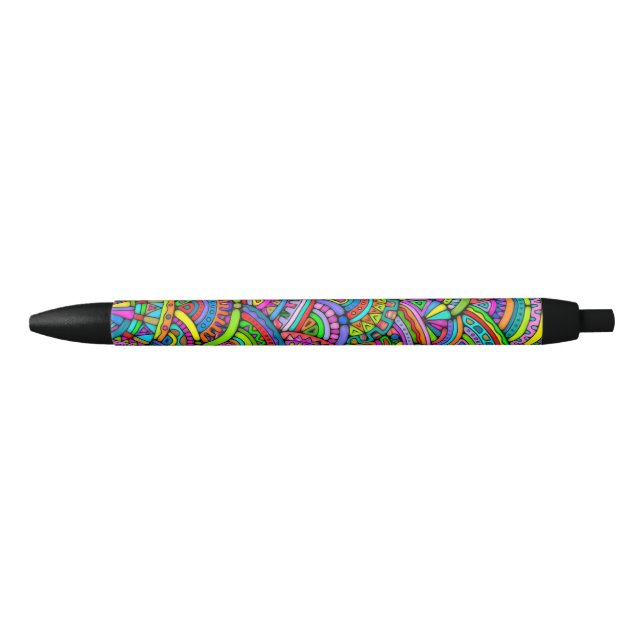Hand And Digitally Painted Pattern Art 27 Pen (Front)