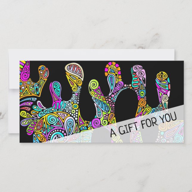 Hand And Digitally Painted Pattern Art 28 (Front)
